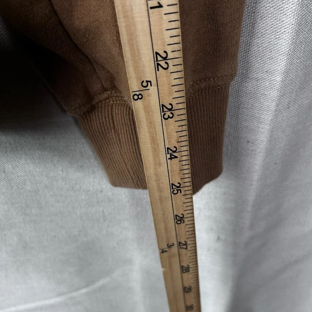 The North Face Mens Brown Graphic Logo Pullover Hoodie Size Medium NF0A3X8C‎